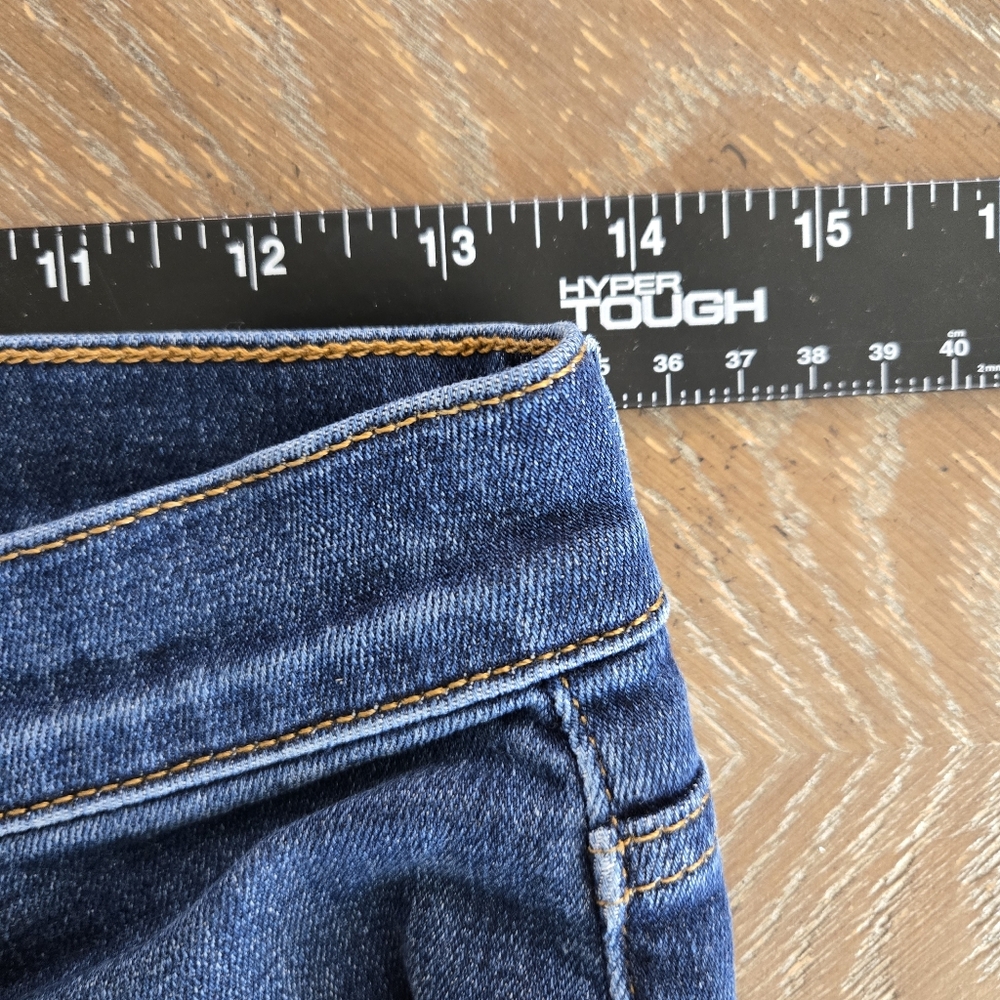 7 For All Mankind Button Fly Skinny Jeans | Premium Denim, Size ~28 - Picture 6 of 11